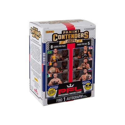 2025 Panini Contenders Pro Fighting League Trading Cards Blaster Box