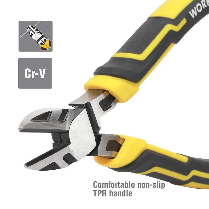 WorkPro 6" Diagonal Cutting Pliers, 6" / 150mm, CR-V steel