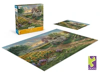 Ceaco - Thomas Kinkade - Sunflower Fields - 1000 piece puzzle