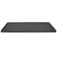 Plateau économiseur d'espace pour bottes, 14 po x 38 po, noir Plateau en matériaux recyclés