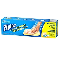 Ziploc Perfect Portions Bags, 75 Bags, 75 Bags