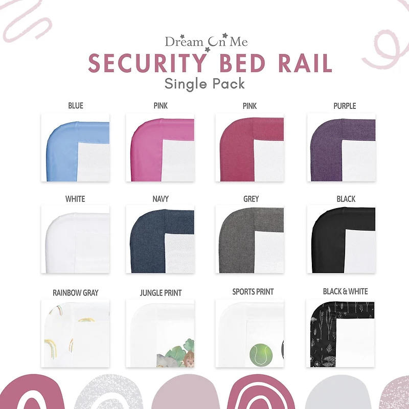 Dream On Me Mesh Security Bed Rail