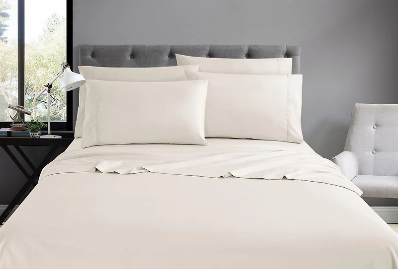 Grey Label 1800 Series Microfiber Sheet Set with Bonus Pillowcases