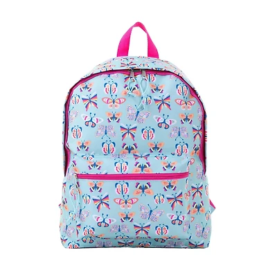 Jetstream Front Utility Pocket Backpack, Butterfly pattern
