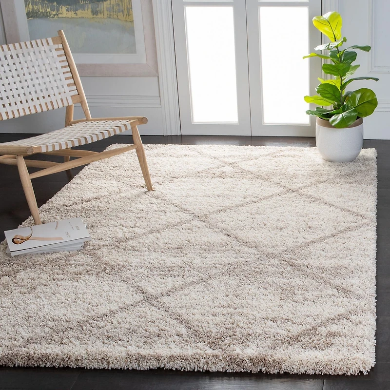 Safavieh Hudson Amias Tapis Géométrique Shag