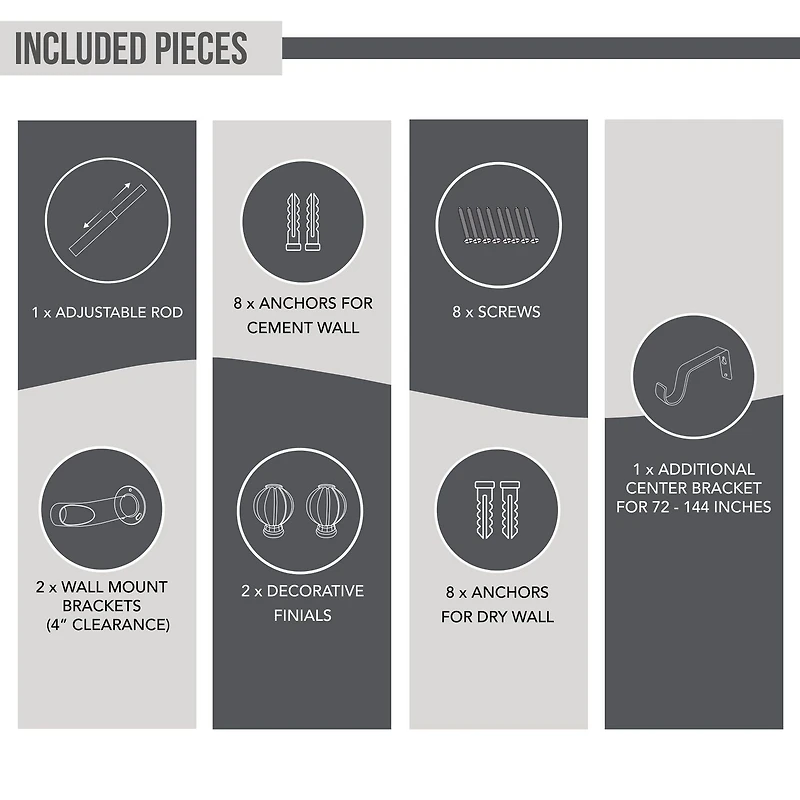 Cooper Blackout Grommet Curtain Rod