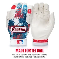 MLB Tee Ball M Grow to Pro Batting Glove Pair