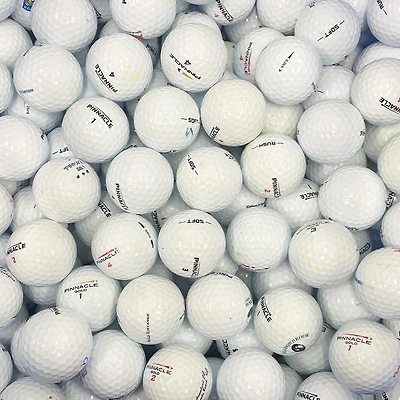 Mulligan - 100 balles de golf récupérées Pinnacle  AAA, Blanc