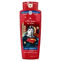 Nettoyant pour le corps Old Spice pour hommes, fraîcheur comme après le lavage 24 heures sur 24, 7 jours sur 7 avec parfum longue durée, nettoyant pour le corps et le visage 2 en 1, mousse riche, Supe