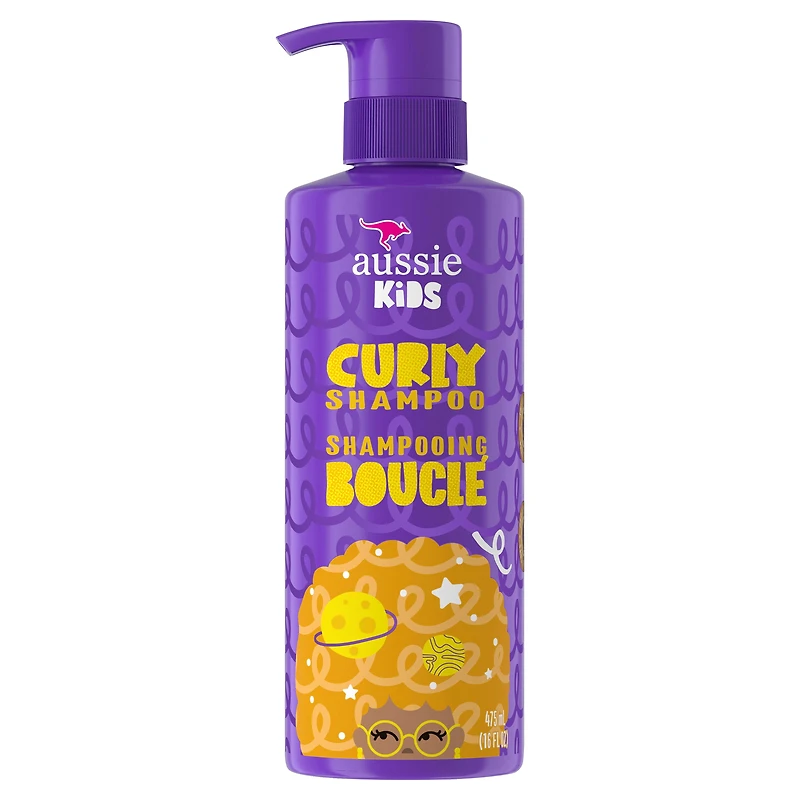 Shampooing Aussie Kids sans sulfate pour cheveux bouclés pour enfants 16 oz liq./475 mL