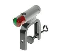 Ensemble de feux de navigation portables à pince à LED pour la proue et la poupe, fonctionnant sur batterie, faible consommation d'ampérage, double support inclus, solution d'éclairage marin polyvalen