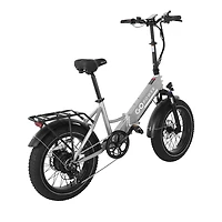 GoPowerBike GoCruiser V2 Electric Bike | Adult Folding Bike, 50 cm Fat Tires | 80+ km Range with 5 Pedal-Assist Levels | 32 km/h Top Speed | 750W Motor - Removable Battery | Class 1 and 2 eBike