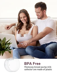 Beast Pump Milk Collector Cup Only Compatible with Momcozy S12 Pro/S9 Pro Breast Pump,NOT for S9/S12, Breast Pump Replacement Accessories,1 count