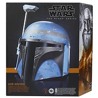 Star Wars The Black Series, casque électronique premium Axe Woves, Star Wars: The Mandalorian, article de cosplay pour adulte