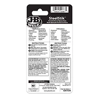 J-B Weld SteelStik™ Epoxy Putty Stick 57g, Steel reinforced epoxy putty