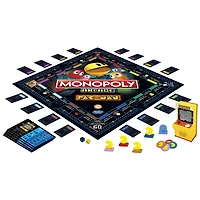Monopoly Arcade Pac-Man Game; Monopoly Board Game for Kids Ages 8 and Up; Includes Banking and Arcade Unit