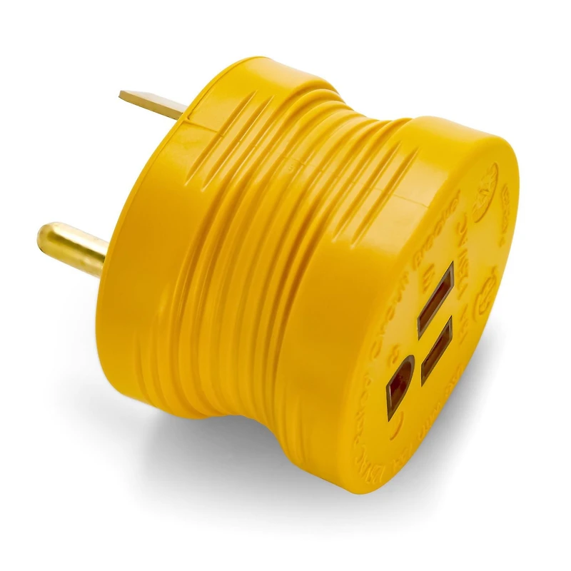 Camco Adaptateur électrique pour caravane - 30AM/15AF (55235) 30 AMPÈRES M/ 15 AMPÈRES F