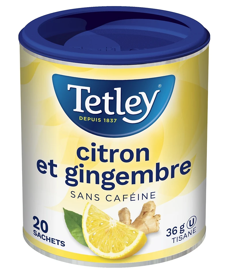 Tetley Care Lemon Ginger, 20 Bags
