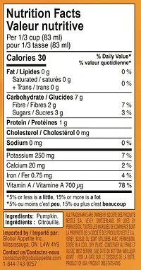 LIBBY'S Citrouille Pure À 100% 398ml
