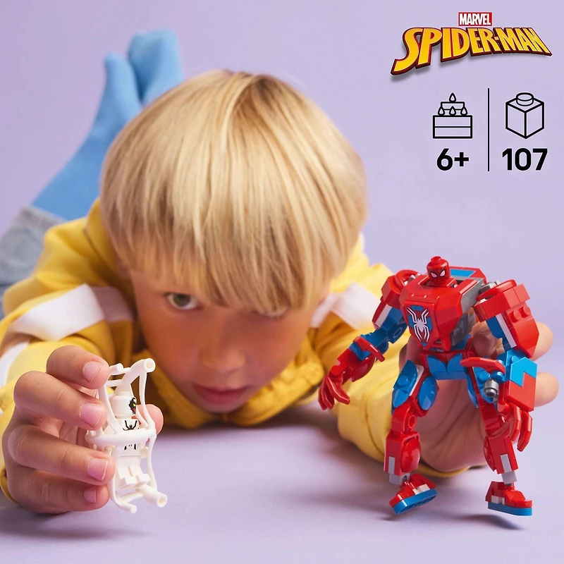 LEGO Marvel Spider-Man Mech vs. Anti-Venom Building Toy Set - Spider-Man Toy for Kids, Boys and Girls, Ages 6+ - Buildable Action Figure - Superhero Gift for Birthday - 76308
