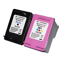 L-ink Compatible HP 901XL High Yield Black/Tri-colour Ink Cartridge Set (CC654AN, CC656AN)