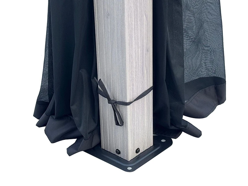 Yosemite 10x12 Double Steel Roof Gazebo Aluminum Posts