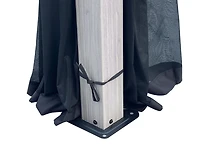Yosemite 10x12 Double Steel Roof Gazebo Aluminum Posts