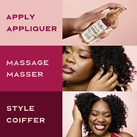 SheaMoisture Huile Capillaire Légère Lisse et Brillante Noix de Coco et Hibiscus, 97 ml