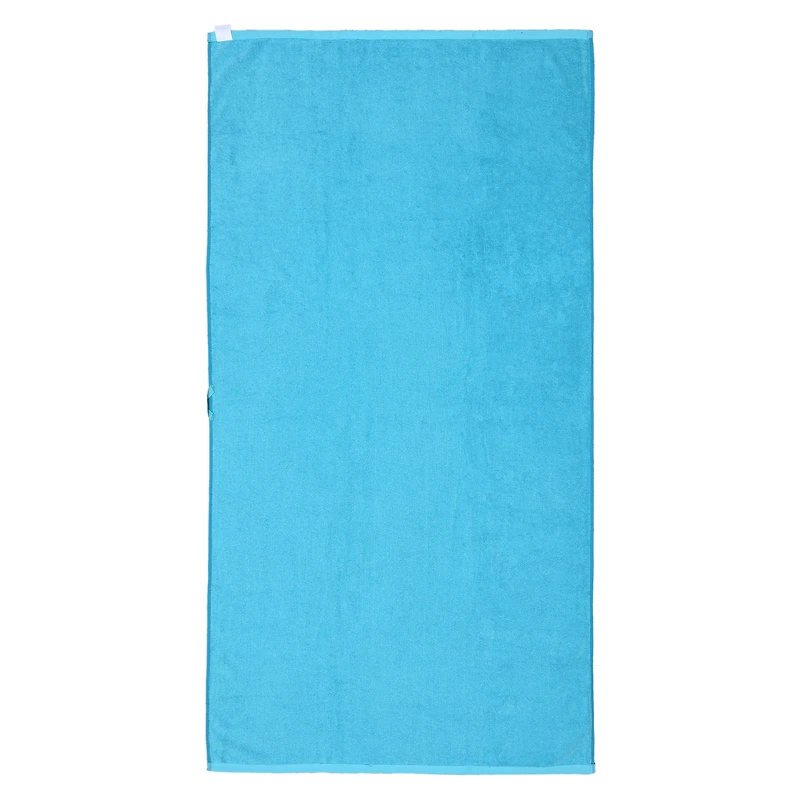 Mainstays Solid Reversible Beach Towel, Cobalt/Blue, 1 Piece, 36" x 72"