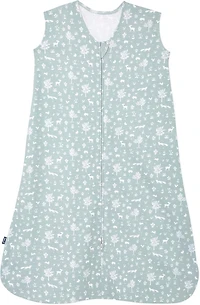 HALO® SleepSack®, 100% Cotton Wearable Blanket, Swaddle Transition Sleeping Bag, TOG 0.5, Sage Woodland