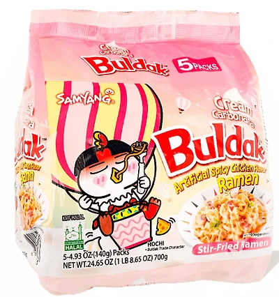 Samyang – Spicy Chicken Buldak Noodle (Cream Carbo)
