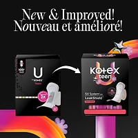 Kotex Ultra Thin Teen Pads with Wings, Heavy Absorbency, 36 Count