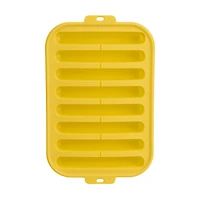 Plateau à glaçons en silicone Mainstays, forme de bâtonnet pour bouteilles d’eau 8 glaçons, jaune