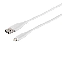 Câble de charge et de synchronisation ONN ™ de 3 m avec connecteur Lightning (Blanc)