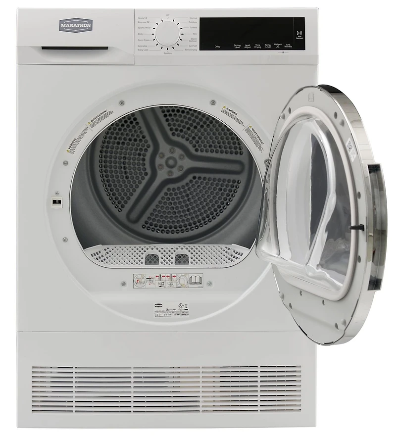 Sécheuse à condensation/sans ventilation Marathon Deluxe, 24 po, blanche