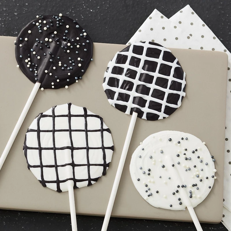 Bâtonnets à gâterie de 4 po (10 cm) blancs Wilton, 50 unités 50 unités