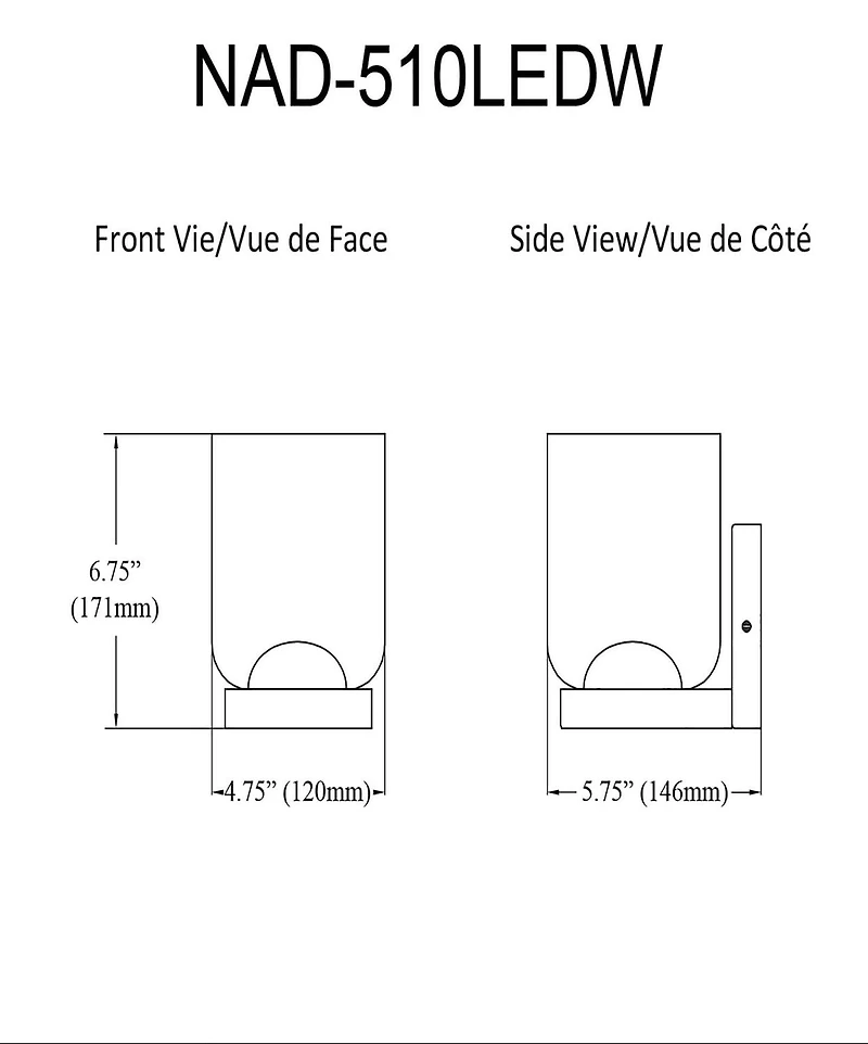 Applique murale Nadine