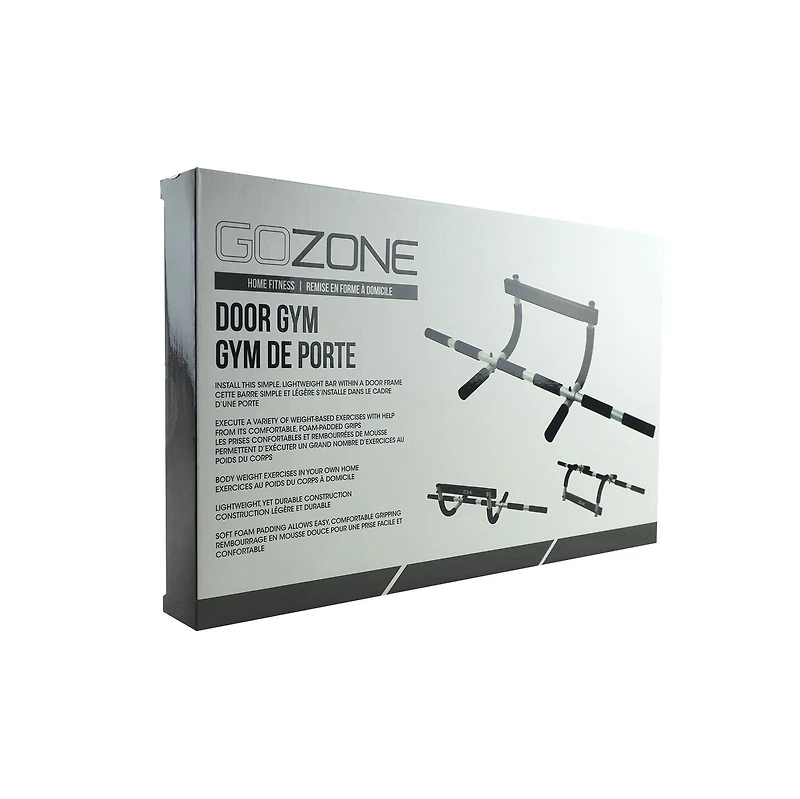 Gym de porte GoZone – Noir/argent
