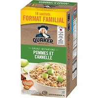 Quaker Apples & Cinnamon Instant Oatmeal, 594g