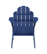 Chaise d'Extérieur Adirondack Bleue