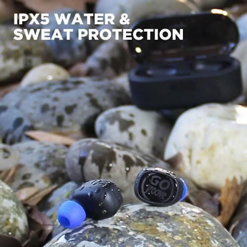 GOgroove Écouteurs Intra-Auriculaires Sans Fil BlueVIBE TWS