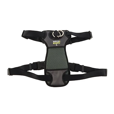 Coastal Pet Products Large Black Walk Right! Front-Connect Padded Dog Harness, Large Dog Harness