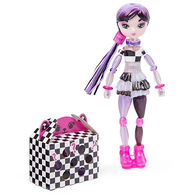 Twisty Girlz, Série 2, Poupée à transformer en bracelet à collectionner Chexie avec Twisty Petz mystère
