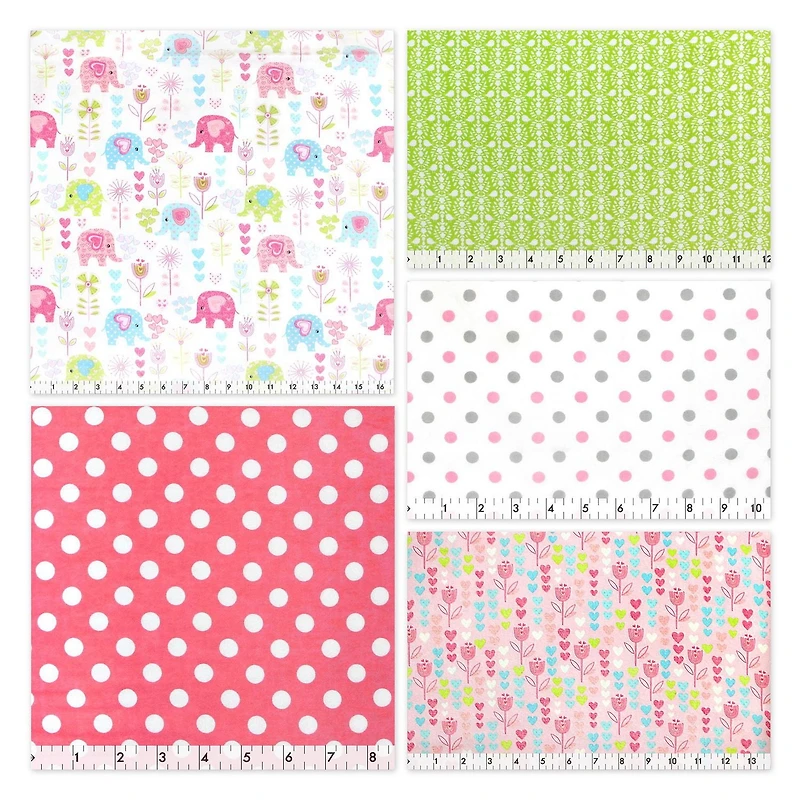 Paquet de flanelle de Fabric Creations - 5" x 18" x 21" 5" x 18" x 21"