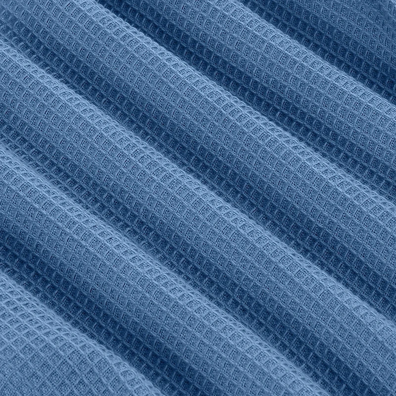 FabStyles Broadway Waffle Dishcloth Towel, Set of 6, Ring-Spun Cotton, Absorbent