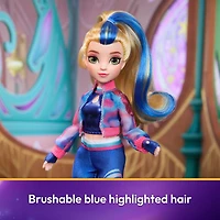 Unicorn Academy, Poupée Isabel avec cheveux méchés, 5 accessoires et un accessoire de coiffure, 24 cm, poupées et licornes pour filles à partir de 4 ans