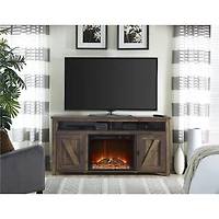 Farmington Electric Fireplace TV Console for TVs up to 60", Rustic
