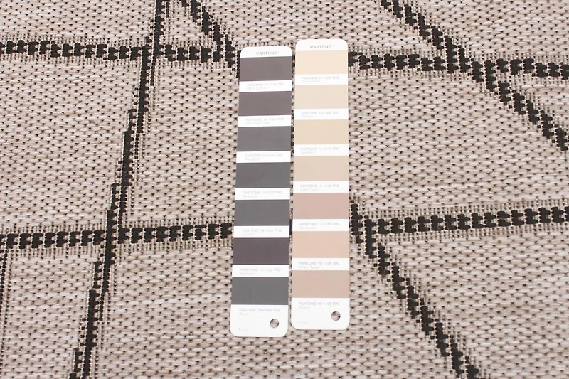Tapis ECARPET Intérieur Extérieur pour Patio, Terrasse, Salon Collection Sisal Abstract