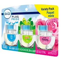 Febreze Plug In Air Freshener, Odor-Fighting Scented Oil Refill, Base Mix, 3 Refill, 77.7ML