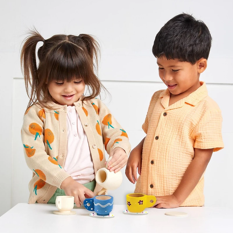 Made By Me Wooden Tea Set, Age Range: 6+